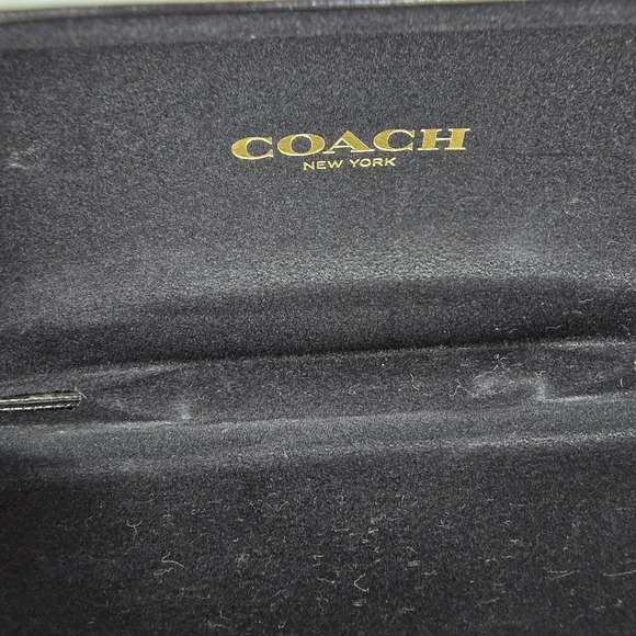 Coach Hard Clamshell Black Eyeglass Case - Picture 6 of 7